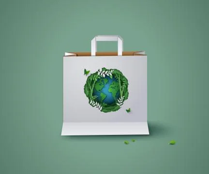 Concept of ecology and environment Stock Illustration