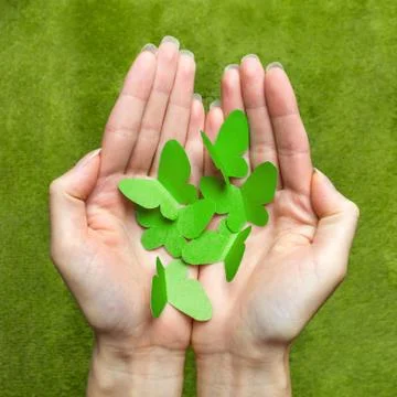 Concept of ecology Stock Photos