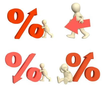 Concept of economic and financial problems Stock Illustration