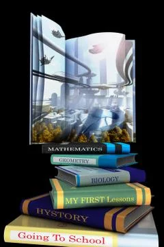 Concept education background Stock Illustration