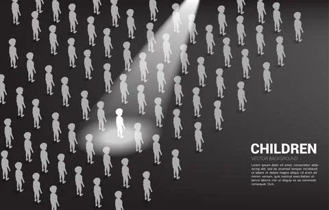 Concept of education solution and future of children. Stock Illustration