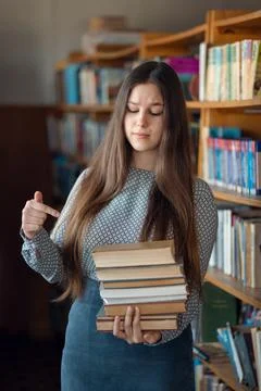 Concept of education, studying, getting knowledge, literature research Stock Photos