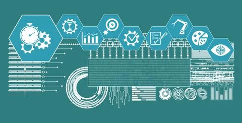 Concept of efficiency Stock Illustration