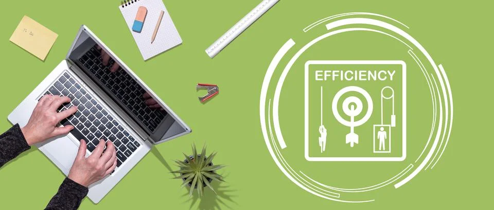 Concept of efficiency Stock Photos
