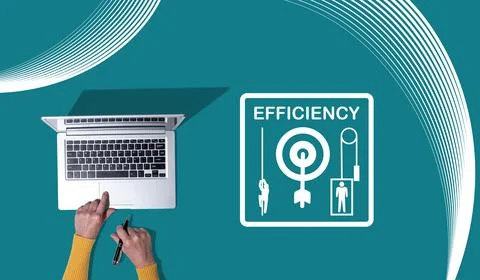 Concept of efficiency Stock Photos