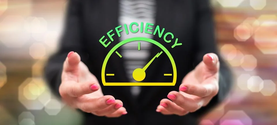 Concept of efficiency Stock Photos