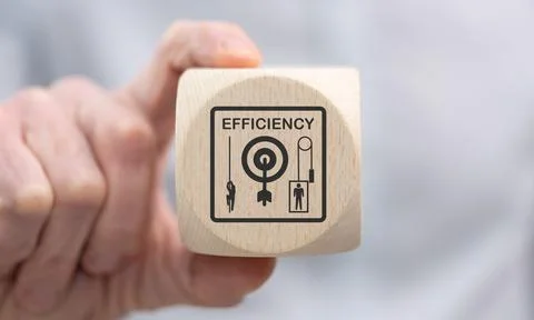 Concept of efficiency Stock Photos
