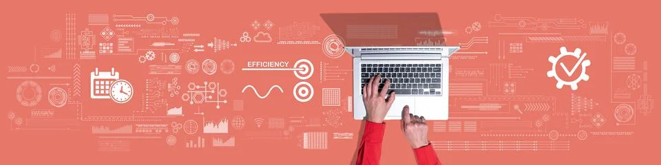 Concept of efficiency Stock Photos
