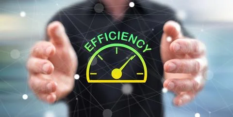 Concept of efficiency Stock Photos
