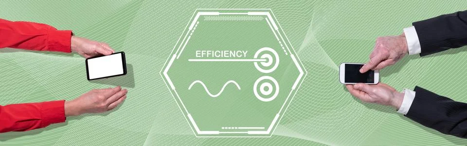 Concept of efficiency Foto stock