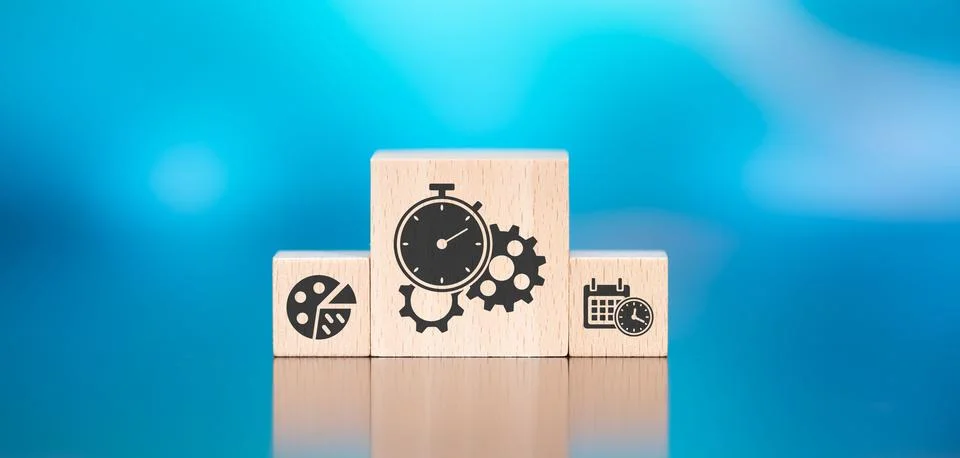 Concept of efficiency Stock Photos