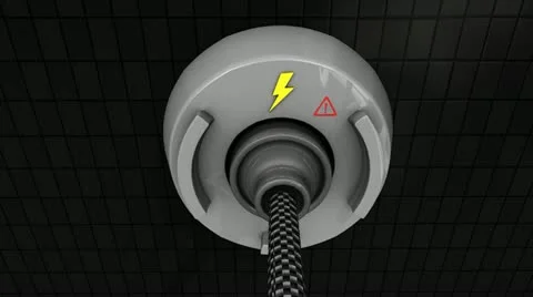 A concept electric powered car plugged-in and recharging. Stock Footage 11008620