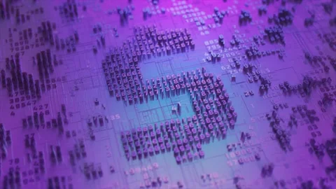 The concept of electronic transactions. Digital dollar. Dollar logo Stock Footage 186955674