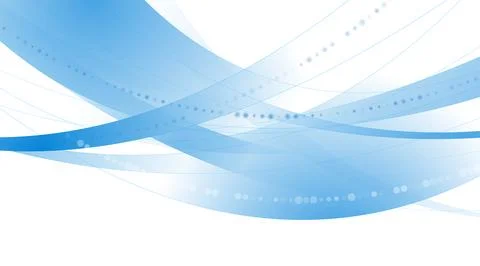 Concept elegant background with blue waves and dotted lines 스톡 일러스트