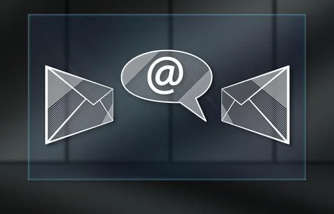 Concept of email Stock Illustration