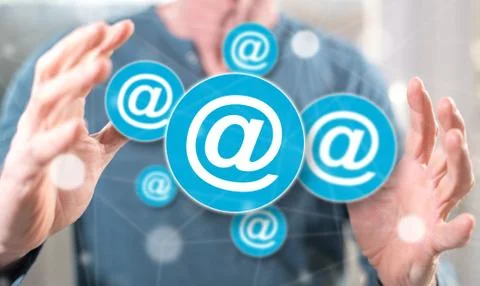 Concept of email 스톡 사진