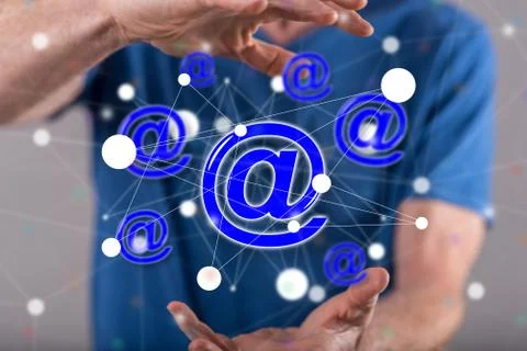 Concept of email Stock-Fotos