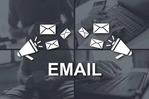 Concept of email Stock-Fotos