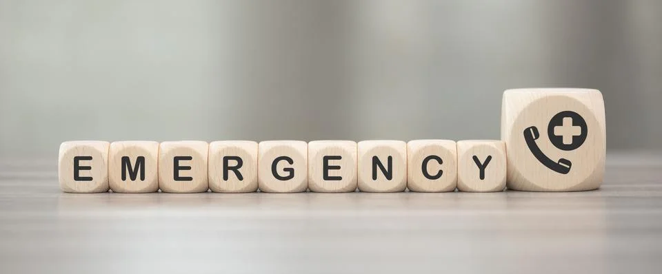 Concept of emergency Foto stock