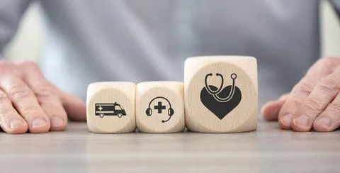 Concept of emergency Stock Photos