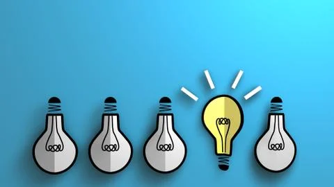 Concept of emerging idea for business background Stock Illustration