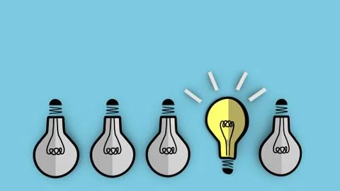 Concept of emerging idea for business background Illustrazione stock