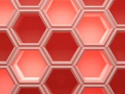 Concept empty illuminated showcase shelf 3D rendering Stock Illustration