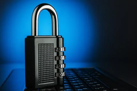 The concept of an encrypted Internet connection. Stock-Fotos