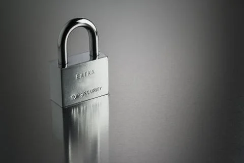 The concept of an encrypted Internet connection Foto stock