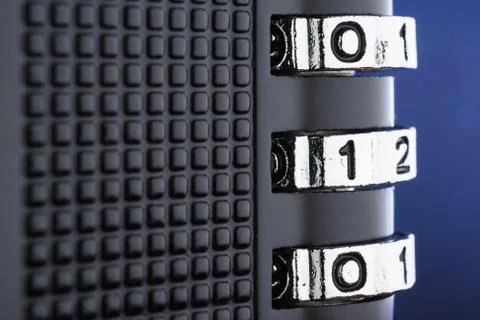 The concept of encryption and data protection. 写真素材