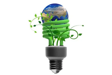 Concept of energy efficiency - 3d rendering イラスト素材