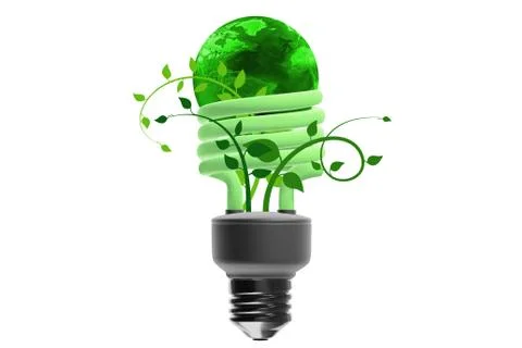 Concept of energy efficiency - 3d rendering イラスト素材