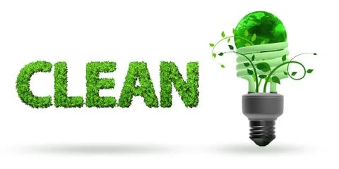 Concept of energy efficiency - 3d rendering Illustrazione stock