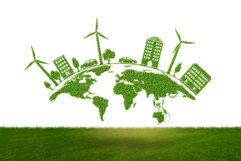 Concept of environmental protection - 3d rendering Stock-Illustration