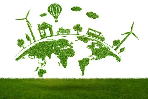 Concept of environmental protection - 3d rendering Stock-Illustration