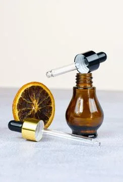The concept of environmentally friendly cosmetics and aromatherapy Stock Photos