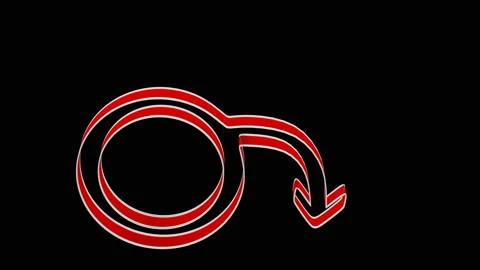 Concept - the erectile dysfunction. 3D rendering. Stock Footage 195009564