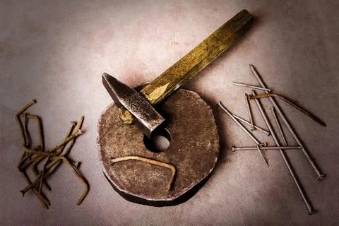 Concept of error correction, implication, double meaning. Stock Photos