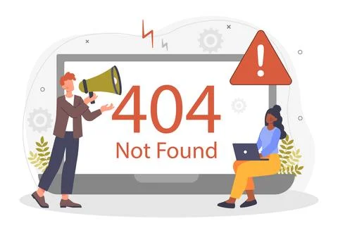 Concept of error Illustrazione stock