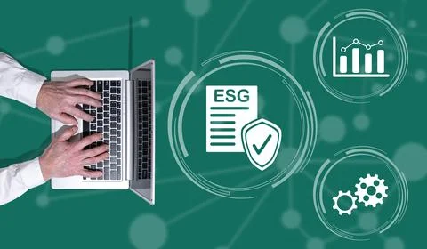 Concept of esg Stock-Fotos