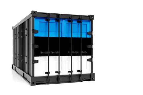 The concept of  Estonia export-import, container transporting and national de Stock Illustration