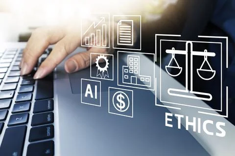 The concept of ethical litigation using evidence and AI to make business an.. Stock Photos