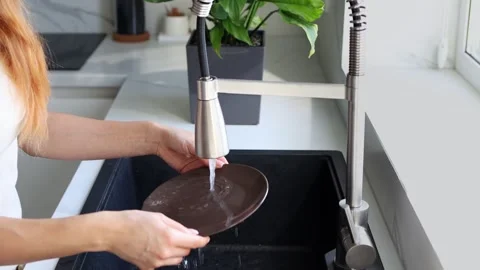 Concept of everyday cleaning routine and chores Stock Footage 332646693