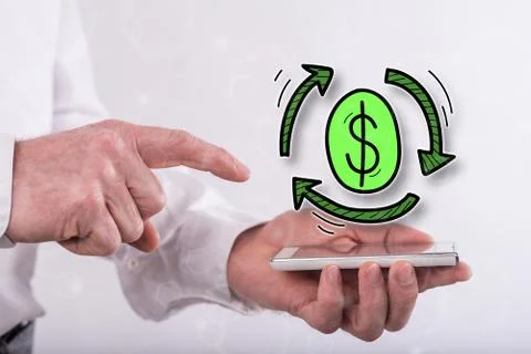 Concept of exchange 스톡 사진