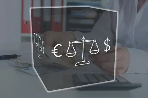 Concept of exchange 스톡 사진