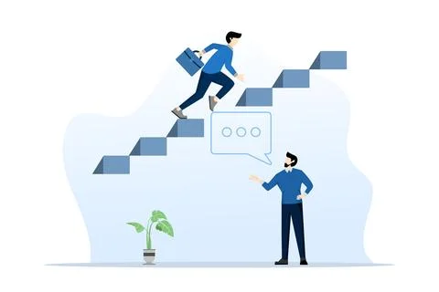 Concept of expert advice or intelligence information to solve business problem Illustrazione stock