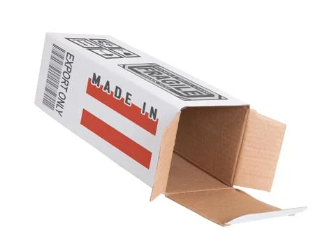 Concept of export - Product of Austria Stock Photos