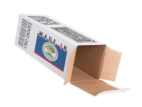 Concept of export - Product of Belize Stock Photos