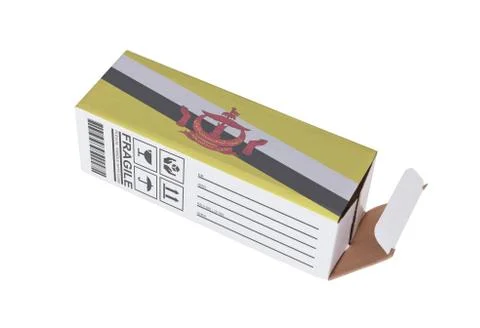 Concept of export - Product of Brunei Stock Photos