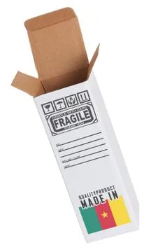 Concept of export - Product of Cameroon Stock Photos